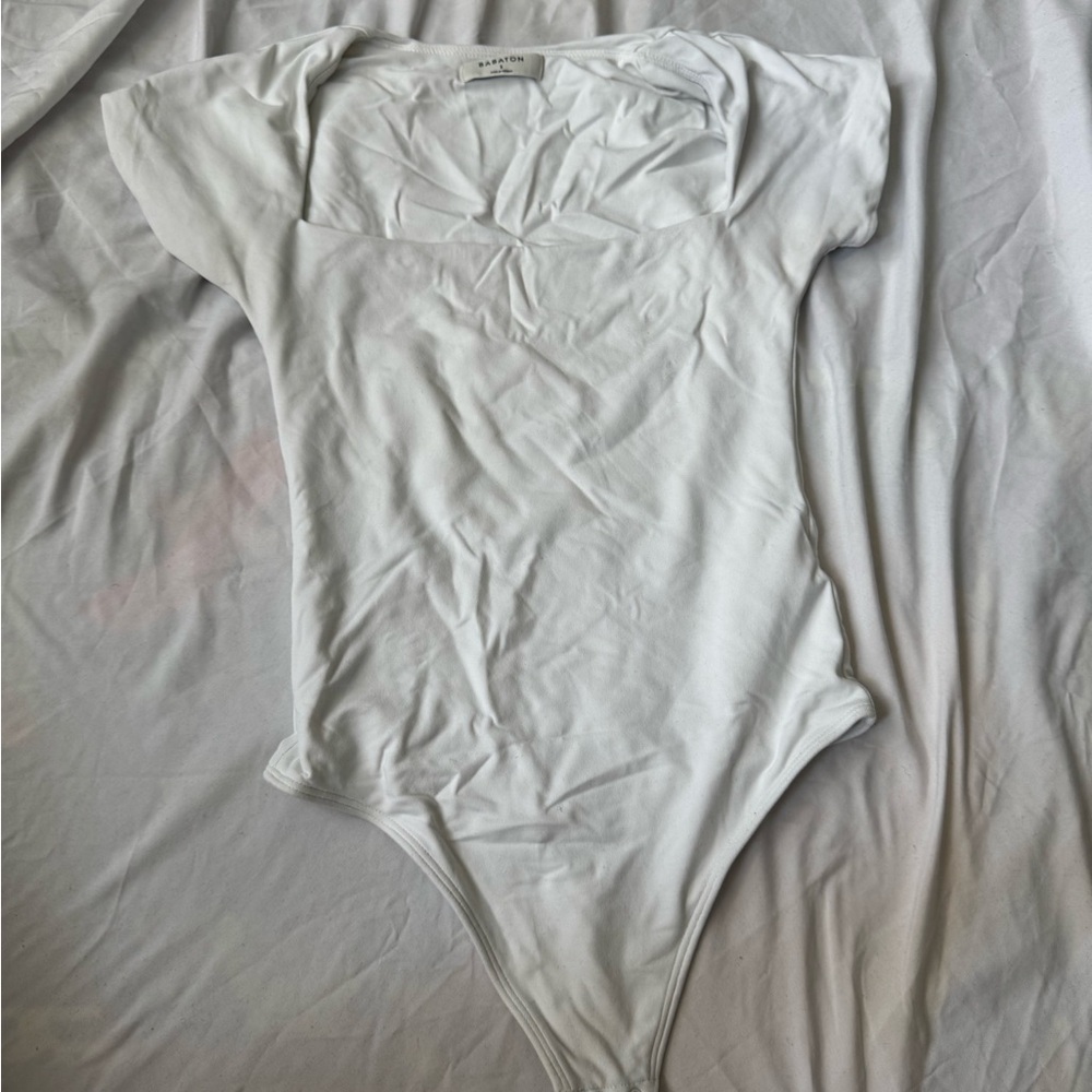 Aritzia White Bodysuit